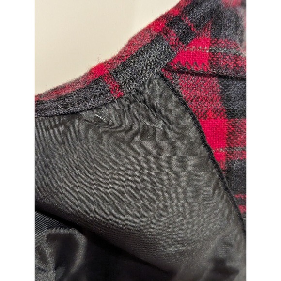 Vintage 1960's Pendleton Plaid Long Sleeve Button Up Wool Board Shirt Small - Picture 9 of 13